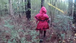 Little Red Riding Hood Chase, Blow and Fuck the Wolf