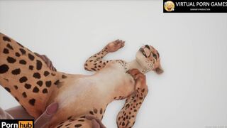 Furry Sex with Leopard 4K 60 FPS Animation