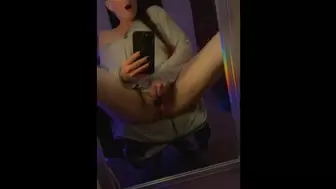 Alluring MILF uses Bullet to make herself get off while Watching in the Mirror Sweet Climax Extremely Wet