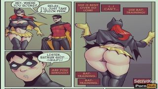 Batgirl Likes Robin - she wants it in her Rear-End || Gigantic cock Anal asian cartoon comic