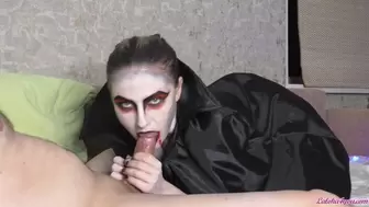 Vampire Passionate Oral Sex and Doggystyle Fucking - Cum-Shot
