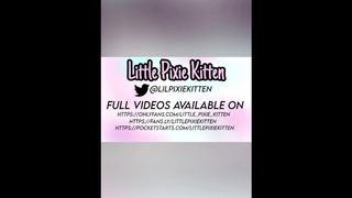 Skinny Girl First Time Anal with Bad Dragon - Little Pixie Kitten