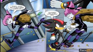 Jinx Shadow - sonic the hedgehog meets Youngster Titans supervillainess jinx