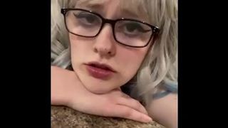 SELF PERSPECTIVE FaceTime as Daddy Rides Teenie Twat - Teaser