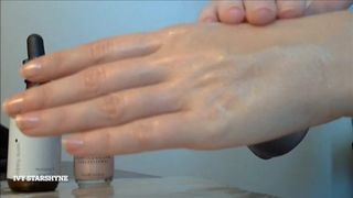 Nail Painting and Hand Lotioning