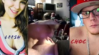 AMAZING AGGRESSIVE MOUTH FUCK WHILE STREAMING ONLINE!!!