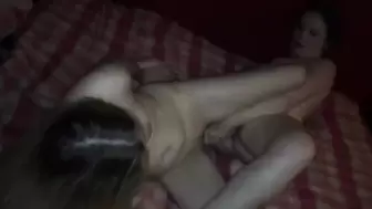 Amateur best Freinds first Time with a Double Ended Dong