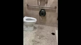 Pissing In A Kinky WaWA Gas Station Bathroom
