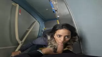 Risky Sex on Real Public Bus watched by Everyone