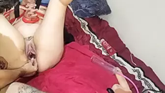Sexywifedd Monstrous Pumped Twat Gets Toyed And Fisted Hard Making Her Swollen Vagina Gush Squirt And Beg To Be Screwed
