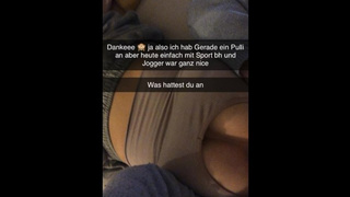 German Gym Lady wants to fuck Dude from Gym on Snapchat