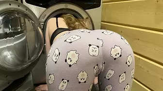 Alluring Babe Stuck In The Washing Machine And Screwed - Anny Walker