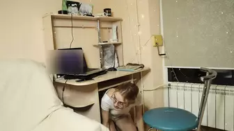 Wet Step-sister gave an unusual gift to her brother for his 18th birthday