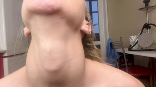 neck bizarre strip masturbate show