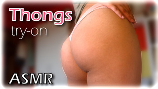 Thongs Try on ASMR four Thongs PREVIEW