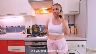 Cheating ex-wife slammed in the kitchen Andre Love 4k ENG sub