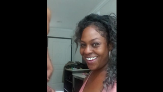 Beautiful Ebony Skanks Throat Cures Dope Cock