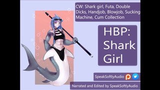 HBP-Swallowing Off A Double Dicked Futa Shark Lady F/A