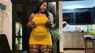 My Bf's Stepmother Arrives Flying And We End Up In a Threesome