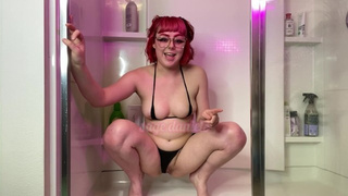 JOI and Peeing in a Microkini BLOOPERS