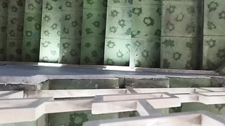 Blowjobs on the stairs before fucking