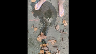 She made a huge puddle outdoor. Watch Top Urination movie with Pee Reverse at the end