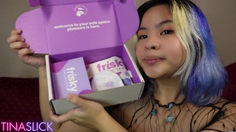 Tina Slick - Hot Creamy Pinay Mounts Herself With Fine Sex Toys (Frisky Ultd)
