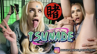 TSUNADE Real Life Anime - Naruto COSPLAY 4k - Ahegao Fuck, Footjob, Sloppy Oral Sex, UwU Whore, Feet