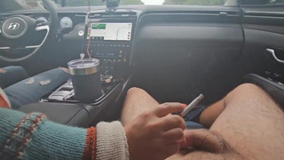 Slave gets cbt and wang used as ashtray on car ride
