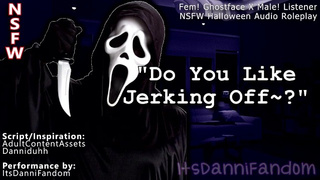 【NSFW Halloween Audio Roleplay】 Fem! Ghostface Wants You to Play with Your Schlong For Her | JOI 【F4M】