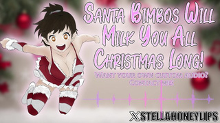 Alluring, Dangerous Santa Bimbos Surround Your House... 1 Is Coming Down The Chimney! | Audio Roleplay