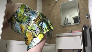 A Home Web camera Watches a Curvy MILF Cleaning the Bathroom. Cougar BIG BEAUTIFUL WOMAN with a Humongous Behind Under a Short Dress Ass the Scenes. PAWG.