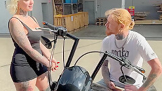 My Dirty Hobby - German amateur fucked in public by the biker