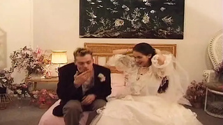 A busty French bride gets a hard core fuck from her new fiance
