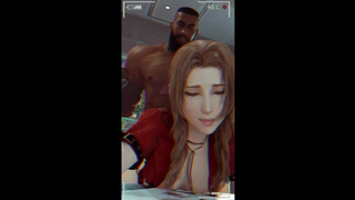 FF Aerith Flimed Taking A BBC From Booty