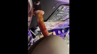 giving nice horse dong a ride