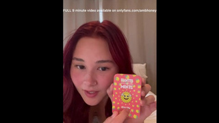 ISLAND CHICK does ASMR and SWALLOWS SLOPPY