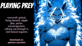[F4F] Playing Prey - Werewolf GF Chases You Through the Woods then Mounts You!