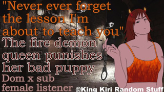 The fire demon queen [part three/nsfw/whipping/F4F/Lezbian ASMR rp]