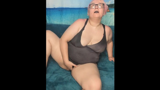 Chubby Tiny Swimsuit Try On Tease