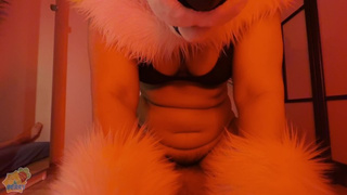 Husky bitch on a mission to make you spunk