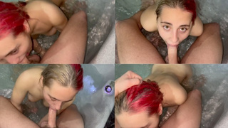 The best jacuzzi Facefuck Sloppy sex !!! More on Onlyfans P0rnellia