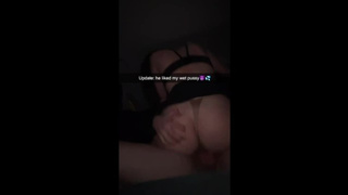 Fucking my Charming Uber driver on my way home - Snapchat