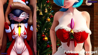 Christmas party anime - Pokemon Gardevoir