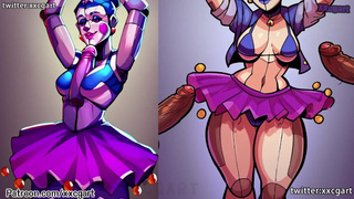 FNAF - Ballora Asian cartoon sex in ballet