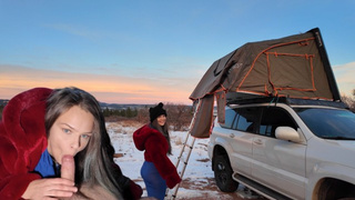 Monstrous Butt Stranger Lets Me Fuck Her At Campsite On Christmas