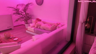 Secret POINT OF VIEW at the sauna