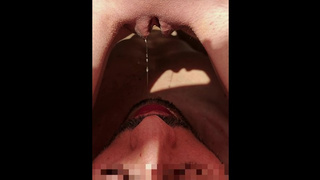 Drink my golden shower straight from my cunt, cute yellow piss straight to your mouth