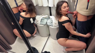Public Fitting Room Cum-shot - He Couldn’t Resist Me When I Undressed | Maya Mack