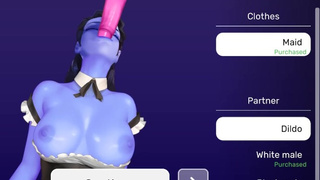Overwatch Web camera - Part 25 - Widowmaker Choke On Dildo By HentaiSexScenes